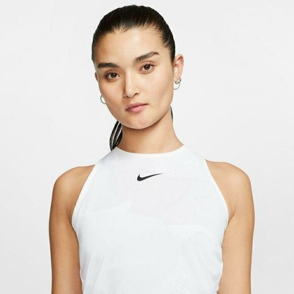 Nike Air Court Open Back Tank Top White Women's - Picture 5 of 7